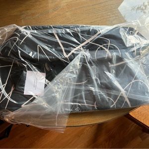 Mali and Lili Weekender Bag in Black Abstract